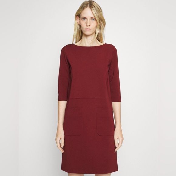 🚩 Max Mara Leisure NETTARE Jersey Mini Dress - Size XL - Mattone - NWT - Picture 1 of 9